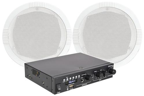 Achtergrond Muziek Set Met  2 Inbouw Speakers, Muziek en Instrumenten, Microfoons