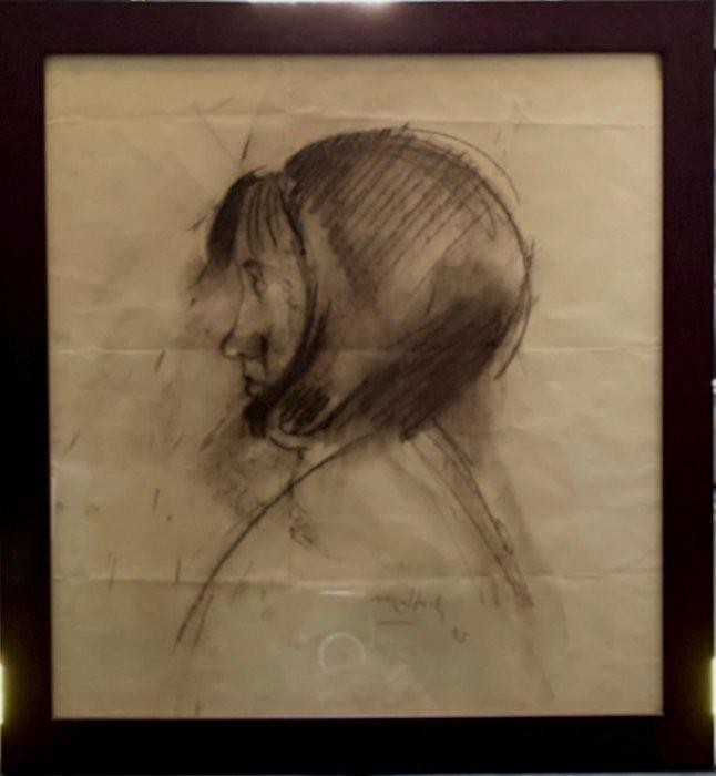 Carlo Mattioli (1911-1994) - Ritratto di bambina, Antiek en Kunst, Kunst | Designobjecten