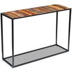 vidaXL Wandtafel 110x35x76 cm massief gerecycled hout, Huis en Inrichting, Tafels | Bijzettafels, Verzenden, Nieuw