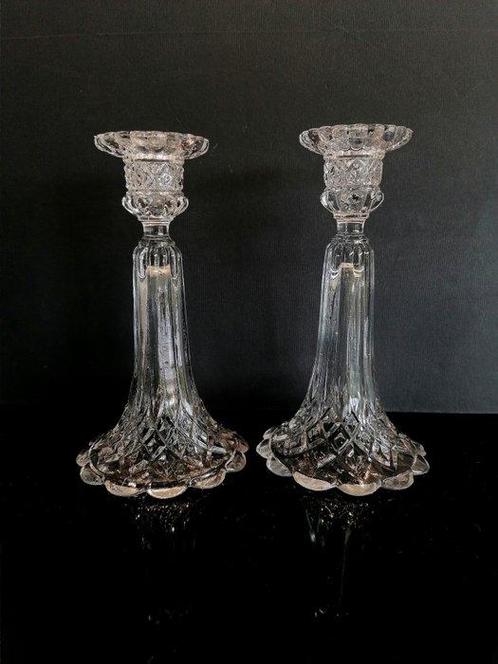 Val Saint Lambert - Chandelier (2) - Verre, Antiek en Kunst, Antiek | Glaswerk en Kristal