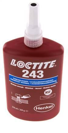 Loctite 243 Blauw 250 ml Draadlock, Doe-het-zelf en Bouw, Overige Doe-Het-Zelf en Bouw, Verzenden
