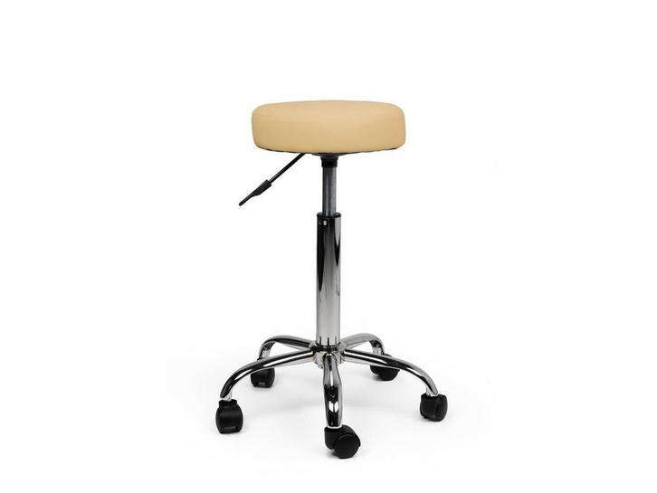 Tabouret Beige - Standaard Zithoogte, Huis en Inrichting, Krukjes, Nieuw, In hoogte verstelbaar