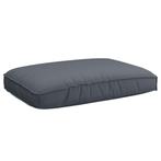 vidaXL Palletkussen voor zitting Antraciet 120 x 80 x 12 cm, Verzenden, Nieuw