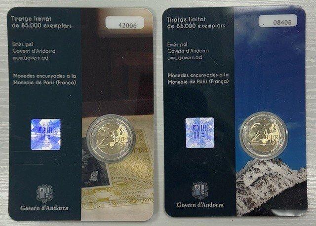 Andorre. 2 Euro 2017 Hymne andorran + Pays des Pyrénées, Timbres & Monnaies, Monnaies | Europe | Monnaies euro