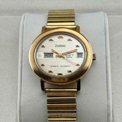 Zodiac - Hermetic Ellipse - 18k GP - SST 38000 - Zonder, Handtassen en Accessoires, Horloges | Heren