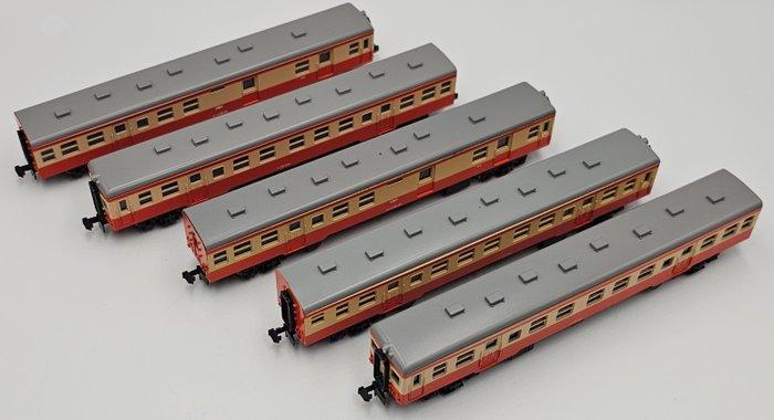 Kato N - 10-040 - Treinset (1) - Kiha 20 passagierswagonset, Hobby en Vrije tijd, Modeltreinen | N-Spoor