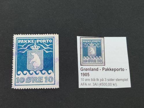 Groenland 1905 - Pakket zegels 10 ore 3 zijdig getand, Postzegels en Munten, Postzegels | Amerika