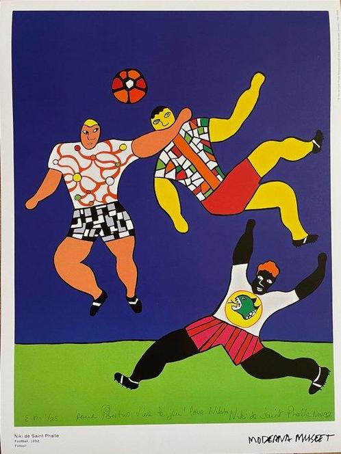 Niki de Saint Phalle (after) - (1930-2002), Football, 1992,, Antiek en Kunst, Kunst | Tekeningen en Fotografie
