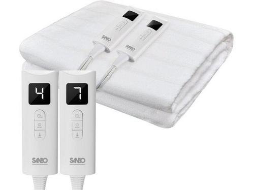 Sanbo Elektrische Deken - 2 Persoons - 150 x 160 cm - wit, Huis en Inrichting, Woonaccessoires | Overige, Nieuw, Verzenden