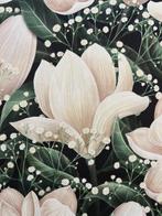 Exclusieve Oosterse meubelstof - Waterlelies - Textiel - 290