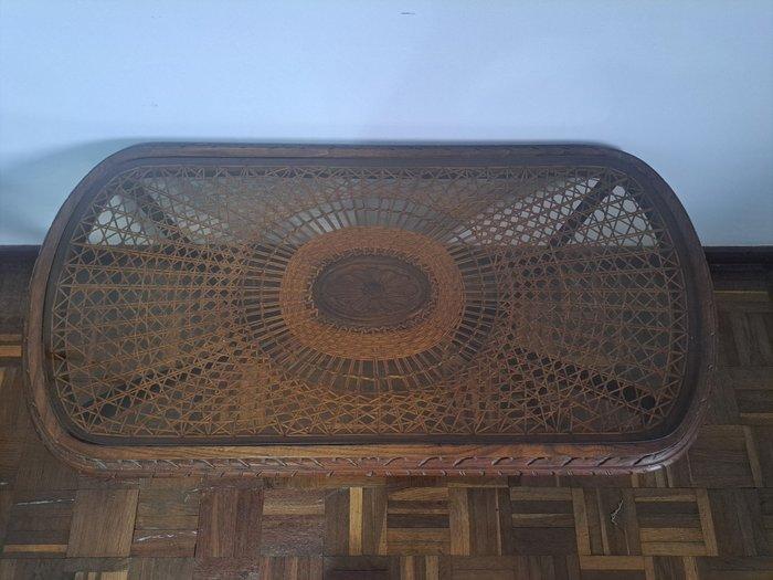 Salontafel - Hout, Glas, Antiek en Kunst, Curiosa en Brocante
