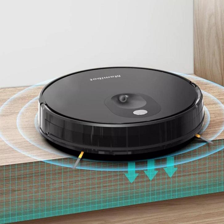 Mamibot Exvac680s Robotstofzuiger Met Dweilfunctie Zwart -, Elektronische apparatuur, Stofzuigers, Ophalen of Verzenden