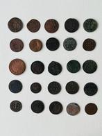 Nederland. 1597-1790, Lot van 24 Duiten en 1 Liard  (Zonder, Postzegels en Munten