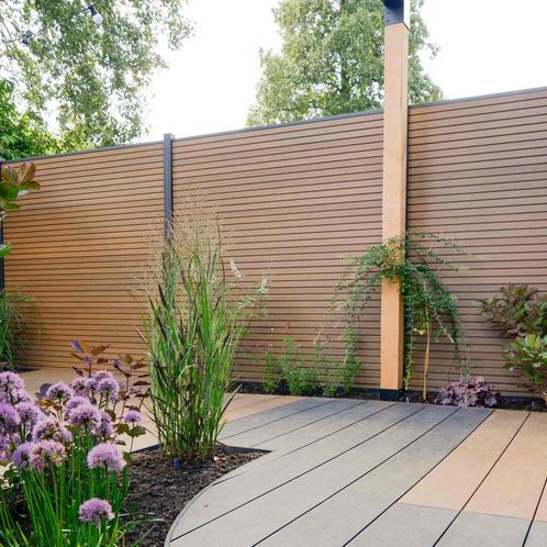 ACTIE - Prachtige composiet schuttingen / tuinschermen, Tuin en Terras, Schuttingen, Nieuw, Kunststof, 1 tot 2 meter, Ophalen of Verzenden