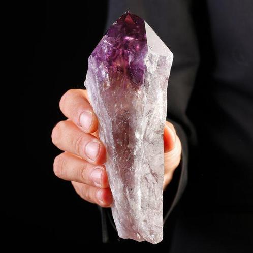 Boliviaanse Amethist Tip – Grote Kristal - Hoogte: 172 mm -, Verzamelen, Mineralen en Fossielen
