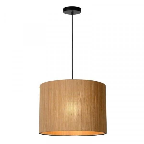 Hanglamp Lucide MAGIUS -  - Ø 42 cm - 1xE27 - Licht, Huis en Inrichting, Lampen | Hanglampen, Nieuw, Hout, Verzenden
