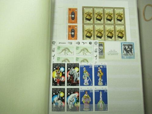 RDA 1950/1990 - Bloc de partis DDR postfranc/non, Postzegels en Munten, Postzegels | Europa | Duitsland