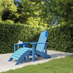 vidaXL Chaise de jardin Adirondack avec repose-pied PEHD, Jardin & Terrasse, Ensembles de jardin, Neuf, Verzenden