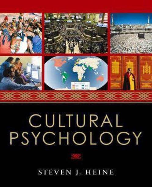 Cultural Psychology 9780393925739 Steven J. Heine, Boeken, Overige Boeken, Gelezen, Verzenden