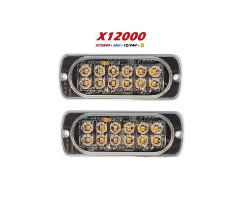 ELT-X12000 Led Flitser 2 stuks Ultra Dun en Super Fel 12 x 3, Auto-onderdelen, Verlichting, Nieuw, Ophalen of Verzenden