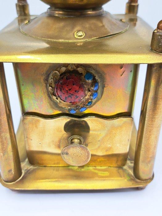 Koffiemolen - Messing, Koper - Handmolen, Antiek en Kunst, Antiek | Keukengerei