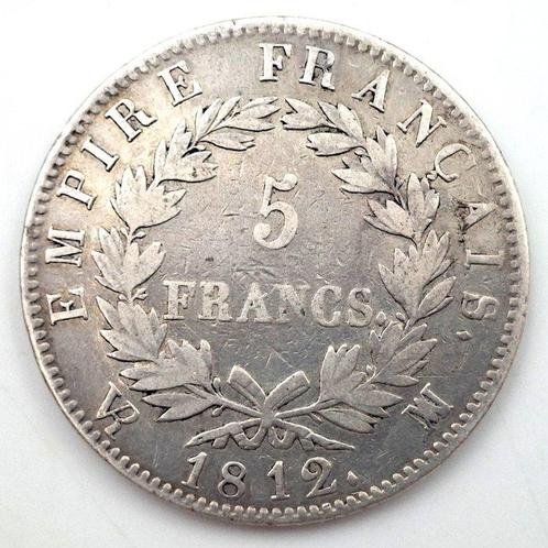 France. Napoléon I (1804-1814). 5 Francs 1812-MA, Marseille, Postzegels en Munten, Munten | Europa | Euromunten