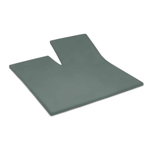 Weekend topper hoeslaken enkele split katoen green, Huis en Inrichting, Slaapkamer | Beddengoed