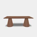 Tafel Boomstam Eikenhout  Set Kegelpoot  300x100, Huis en Inrichting, Nieuw