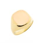 Bicolor gouden zegelring | Heren (roségoud, herenring), Handtassen en Accessoires, Ringen, Gebruikt, Overige kleuren, Heer, Ophalen of Verzenden