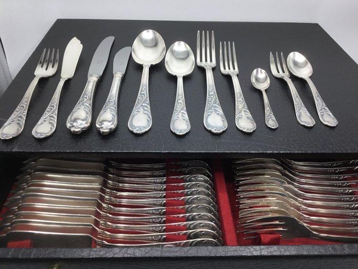Heimendahl & Keller - Bestekset voor 12 personen - 148 Delig, Antiquités & Art, Antiquités | Meubles | Tables