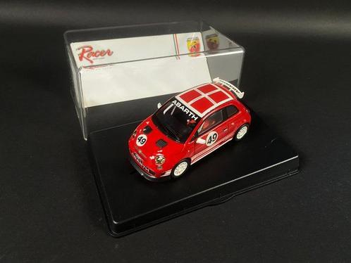 Racer Slot Cars - 1:32 - Abarth 500 Assetto Corse #49, Hobby en Vrije tijd, Modelauto's | 1:5 tot 1:12