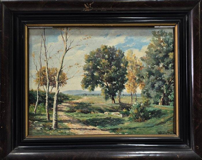 Josep Boada (1941) - Tarde de campo, Antiek en Kunst, Kunst | Schilderijen | Klassiek