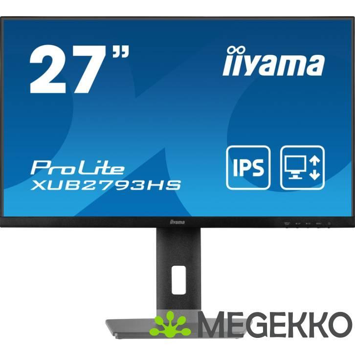Iiyama ProLite XUB2793HS-B7 27  Full HD 100Hz IPS Monitor, Computers en Software, Overige Computers en Software, Nieuw, Verzenden
