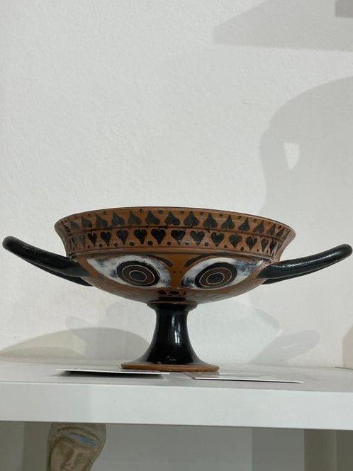 Oud-Grieks Keramiek Kylix - 10 cm, Antiquités & Art, Antiquités | Autres Antiquités