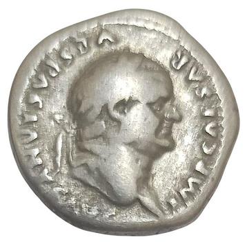 Empire romain. Vespasien (69-79 apr. J.-C.). Denarius Rome