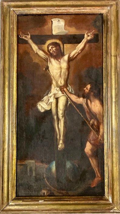 Anthony Van Dyck (1599-1641), Cerchia di - Crocifissione di, Antiek en Kunst, Kunst | Schilderijen | Klassiek