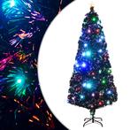 vidaXL Voorverlichte kerstboom met standaard en LED 210 cm, Verzenden, Nieuw