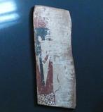Oud-Egyptisch Hout godin Hathor achterkant van sarcofaag. 64