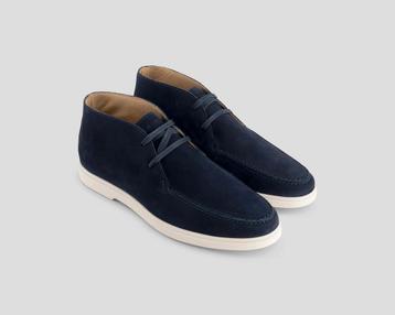 2eChoix | Rehab Stanley Dark Blue Suede Lace Shoes - beschikbaar voor biedingen