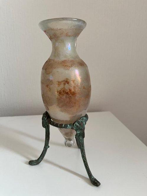 Vase - Vitrage en Bronze - Réplique romaine, Antiek en Kunst, Antiek | Glaswerk en Kristal