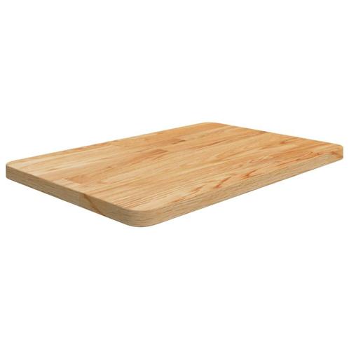 vidaXL Wastafelblad 60x40x2,5cm behandeld massief hout, Huis en Inrichting, Keuken | Keukenelementen, Nieuw, Verzenden