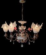 Lampe à suspendre - céramique, cristal