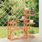 vidaXL Plantenstandaard 110x25x111 cm massief vurenhout, Verzenden, Nieuw