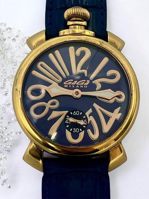 GaGà Milano - Manuale 48 mm - Heren - 2000-2010, Handtassen en Accessoires, Horloges | Heren