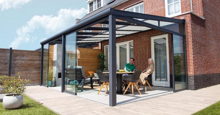 Tuinkamer kopen? Complete overkapping, serre van aluminium., Jardin & Terrasse, Verrières, Enlèvement ou Envoi