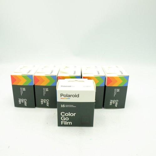 Polaroid Go Color Instant Film Black Frame  (6 pakken van 16, Audio, Tv en Foto, Fotocamera's Analoog