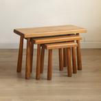 Meubelfabriek Oisterwijk - Tables gigognes (3) - Chêne -, Antiek en Kunst, Antiek | Meubels | Stoelen en Sofa's