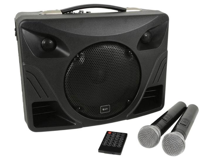 Qtx DELTA-50 Draagbare Bluetooth Luidspreker USB/SD/FM Radio, Muziek en Instrumenten, Microfoons