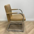 Design Vitra Visasoft vergaderstoelen, bruin leder, Gebruikt, Eén