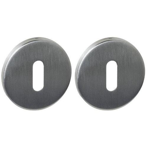 Intersteel sleutelrozetten verdekt ø52x6mm rvs, Doe-het-zelf en Bouw, Raamkozijnen en Schuifdeuren, Ophalen of Verzenden